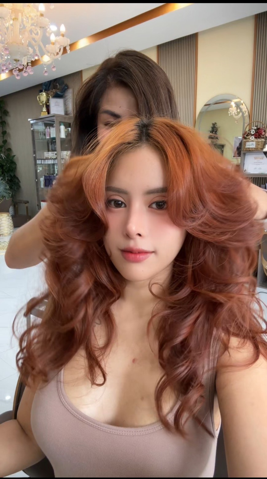 Copper waves styling